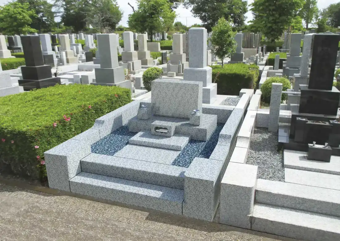 洋型墓所の墓所建立例写真（CGイメージ）