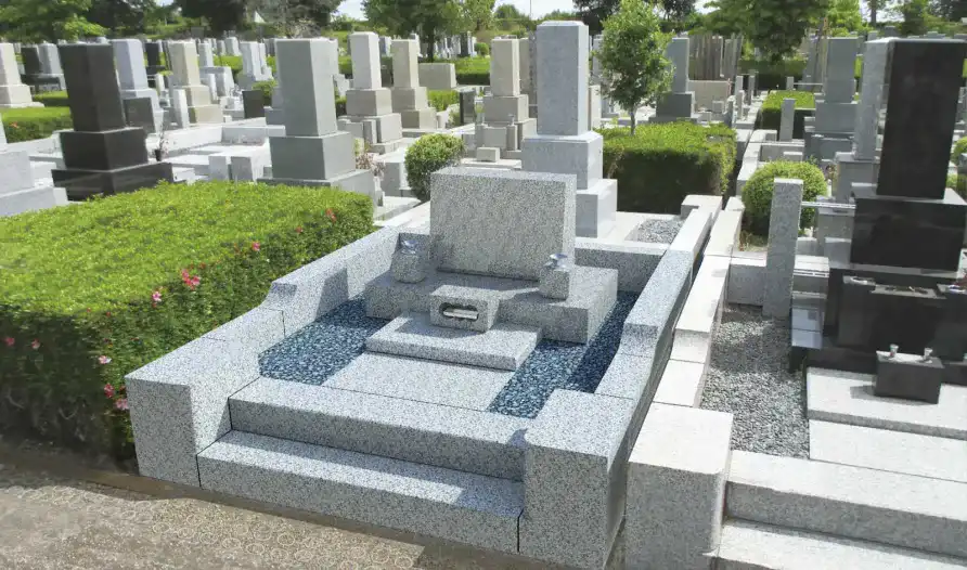 洋型墓所の墓所建立例写真（CGイメージ）